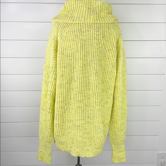 Free People Leo Tunic Sweater Zested Lime SAMPLE - Picture 5 of 16